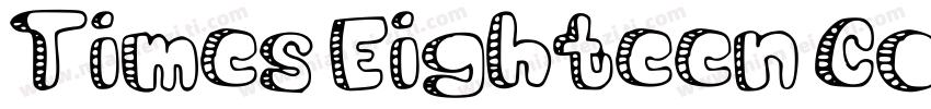Times Eighteen Com B字体转换